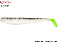 Мягкие приманки Quantum-Mann's Q-Paddler 12cm #02- Salt&Pepper UV-Tail