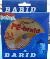 Леска плетен. BARID Special PE-braid 0.16мм, 7.3кг, 100м