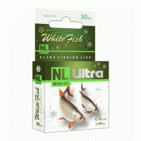 Леска NL ULTRA WHITE FISH зимняя (Белая рыба) 30m 0,18mm