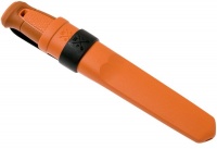 Нож Morakniv Kansbol, нержавеющая сталь, прорезиненная рукоять с оранжевыми накладкам