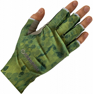 Перчатки эласт. без пальц. Sun Gloves, цвет Khaki Snake, р-р L/XL (Kosadaka) ISSB-GL-KS-L/XL