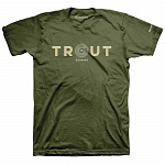 Футболка Simms Reel Trout T-Shirt, Military, L - фото 1