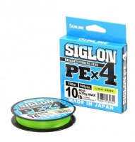 Шнур плетёный SUNLINE &quot;SIGLON  PEx4&quot; Light Green 150m #1.7/30lb 13.0kg