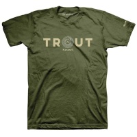 Футболка Simms Reel Trout T-Shirt, Military, XXL