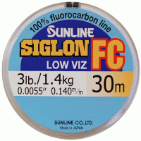 Леска флюорокарбон SUNLINE &quot;Siglon FC&quot; 30м Clear 0.140mm 1.4kg