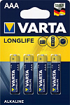 Батарейки Varta 4103.113.414 Longlife LR3/286 BL4 - фото 1