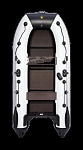 Лодка надувная Ривьера Компакт 3200 С &quot;Касатка&quot; светло-серый/чёрный - фото 1